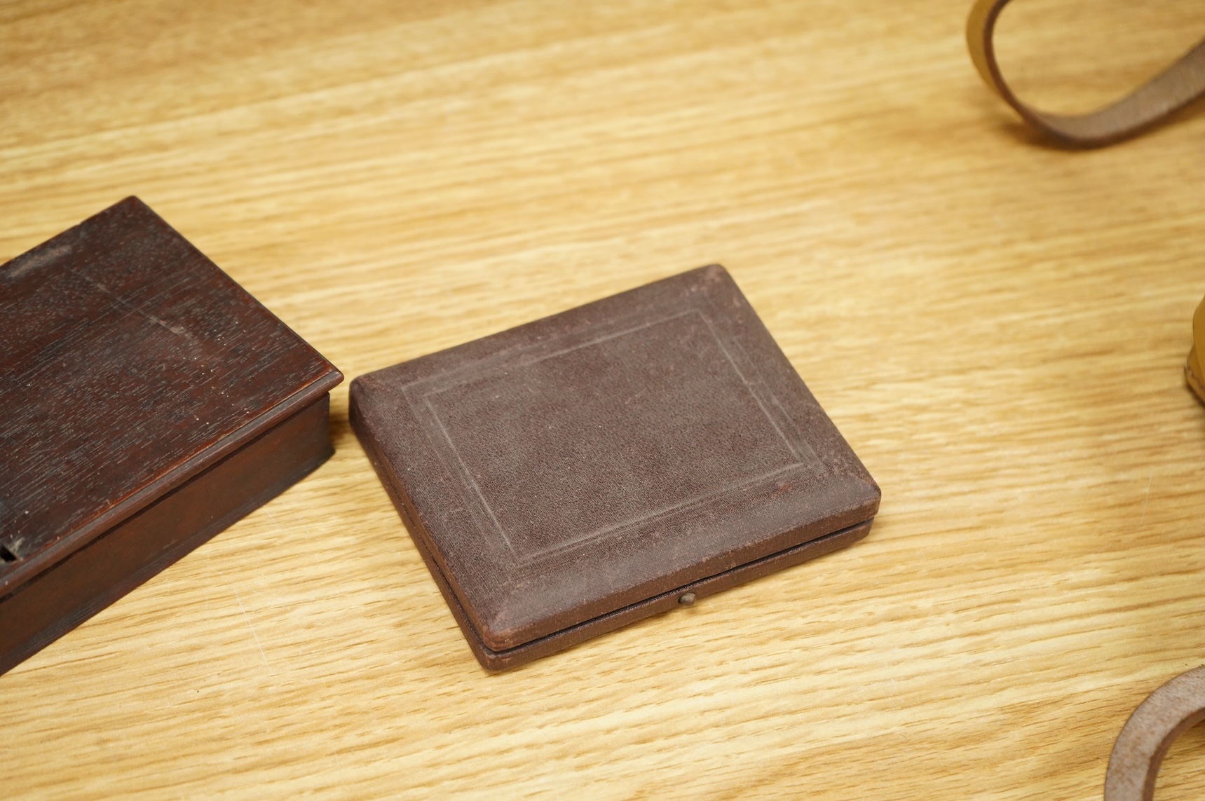 Four scientific instruments, consisting; a set of apothecaries steel balance scales, by Charles de Grave, 59, St. Martin’s le Grand…London; a set of three small drawing compasses, leather cased; a prismatic compass, by S